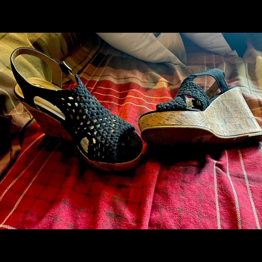 Black wedges stylish will look good with any